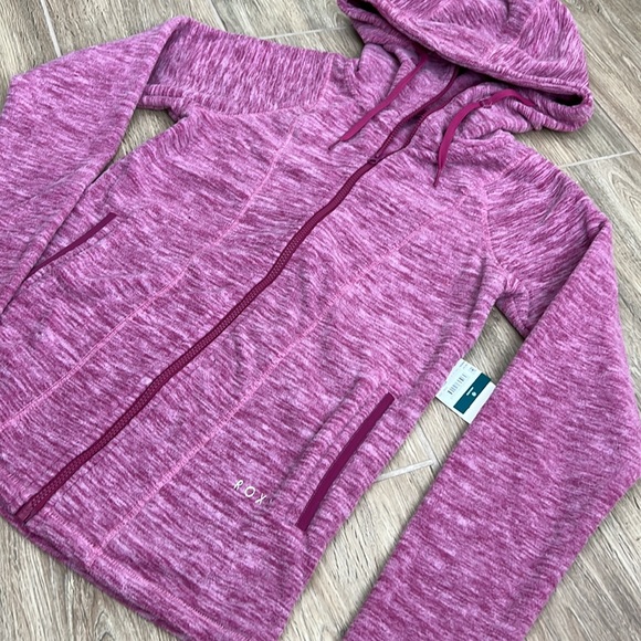 ☀️ ROXY ELECTRIC FEELING FLEECE HOODED SWEATER Athleisure ☀️ - Picture 5 of 9